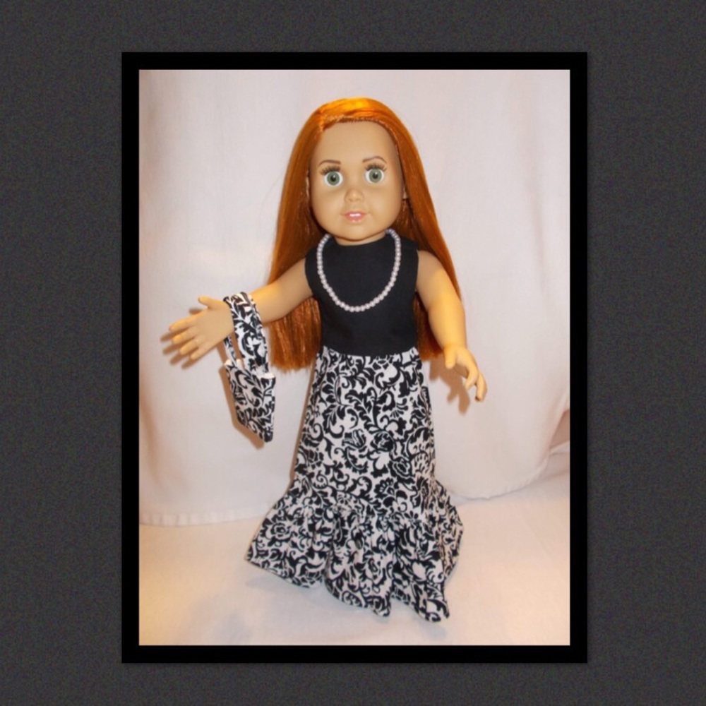 Doll outfit with purse! Beautiful Quality! 18"